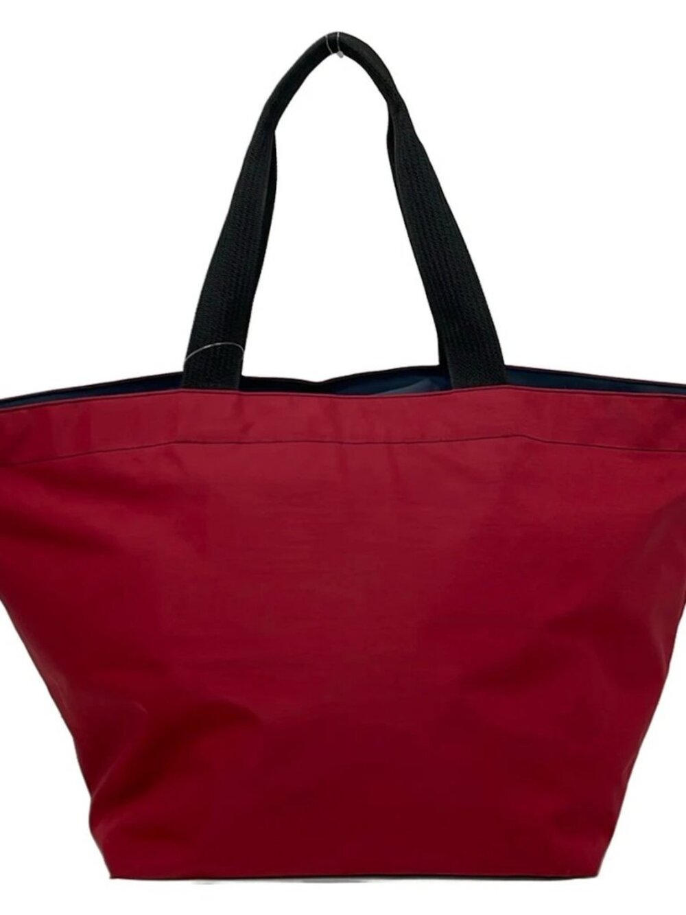 Herve Chapelier Nylon Boat Shoulder XL Red Black Nylon Shoulder Bag